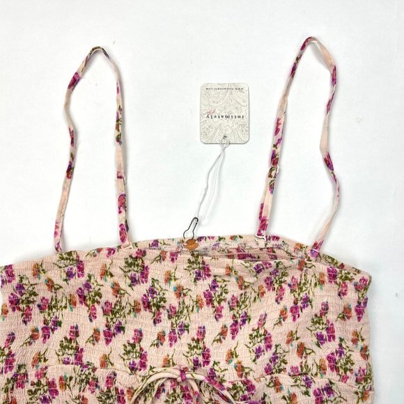 Free People Maia Convertible Bandeau Top Women S NWT Stretch Floral Crop - Picture 6 of 12